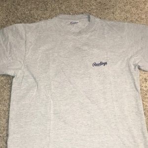 Rawlings Vintage 90s Gray Mens Sz L T-Shirt EUC
